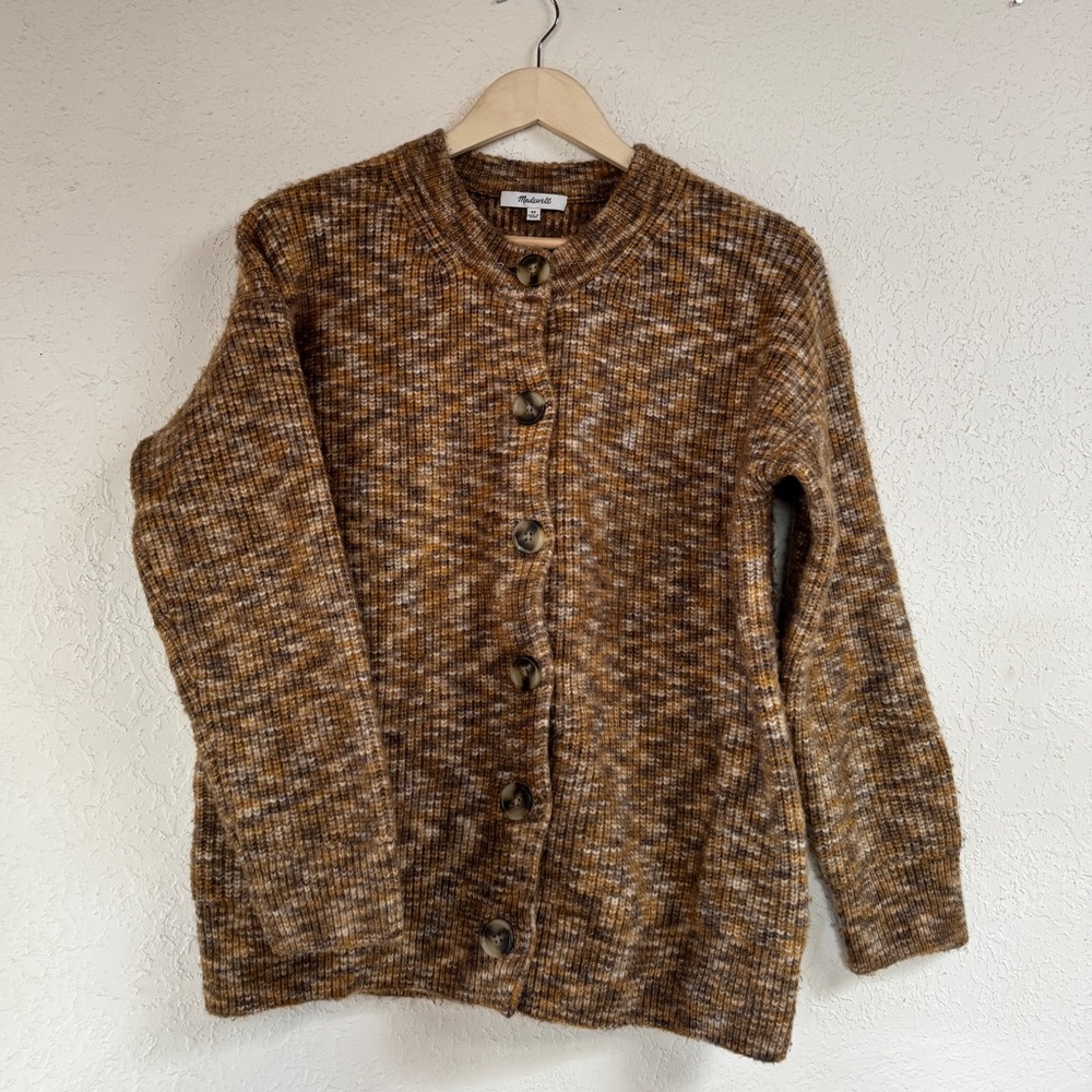 Madewell Space-Dyed Winstead Cardigan Sweater